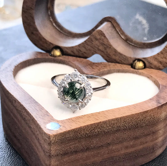 Anillo de Plata 925 con Agata Natural