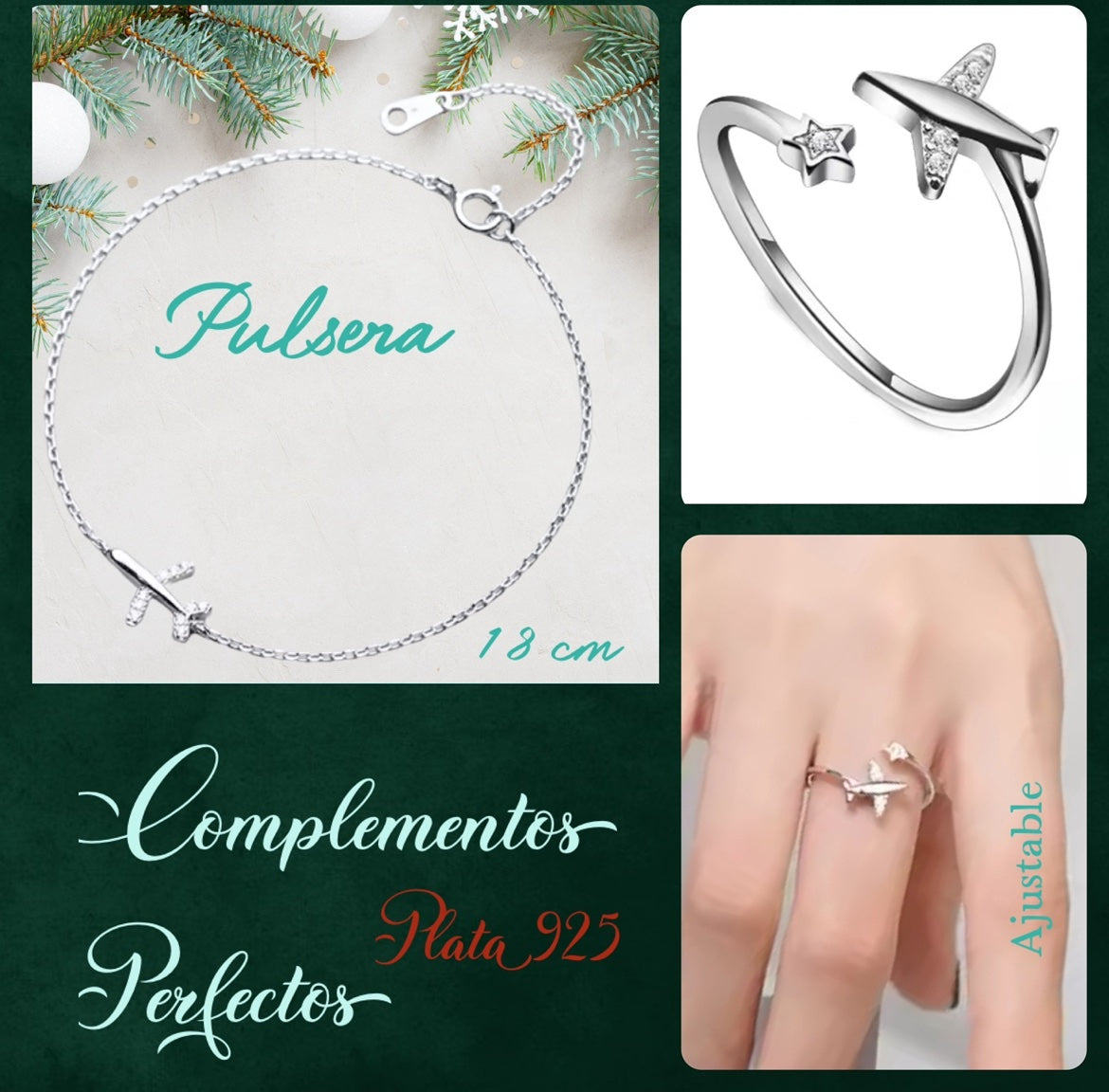 Pulsera de Plata 925 con Zirconias modelo Viajero