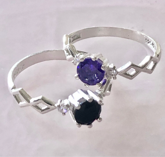 Anillo de Plata 925 con Zirconia