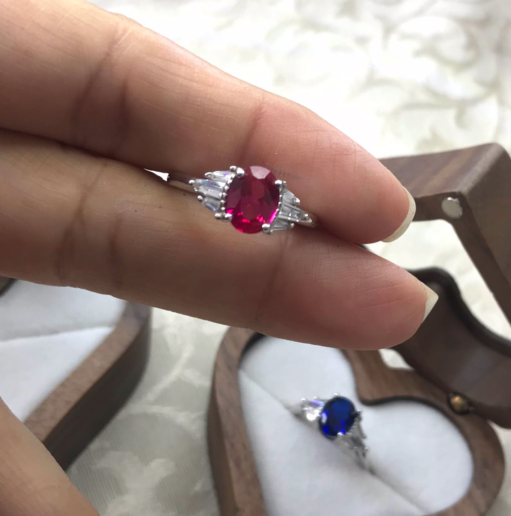 Anillo de Plata 925 con Zirconias