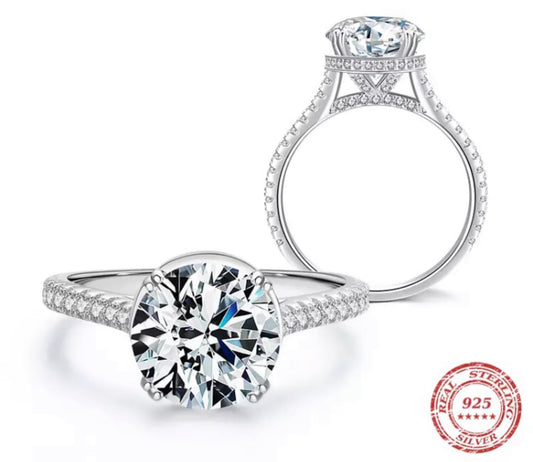 Anillo de Plata 925 con Zirconias