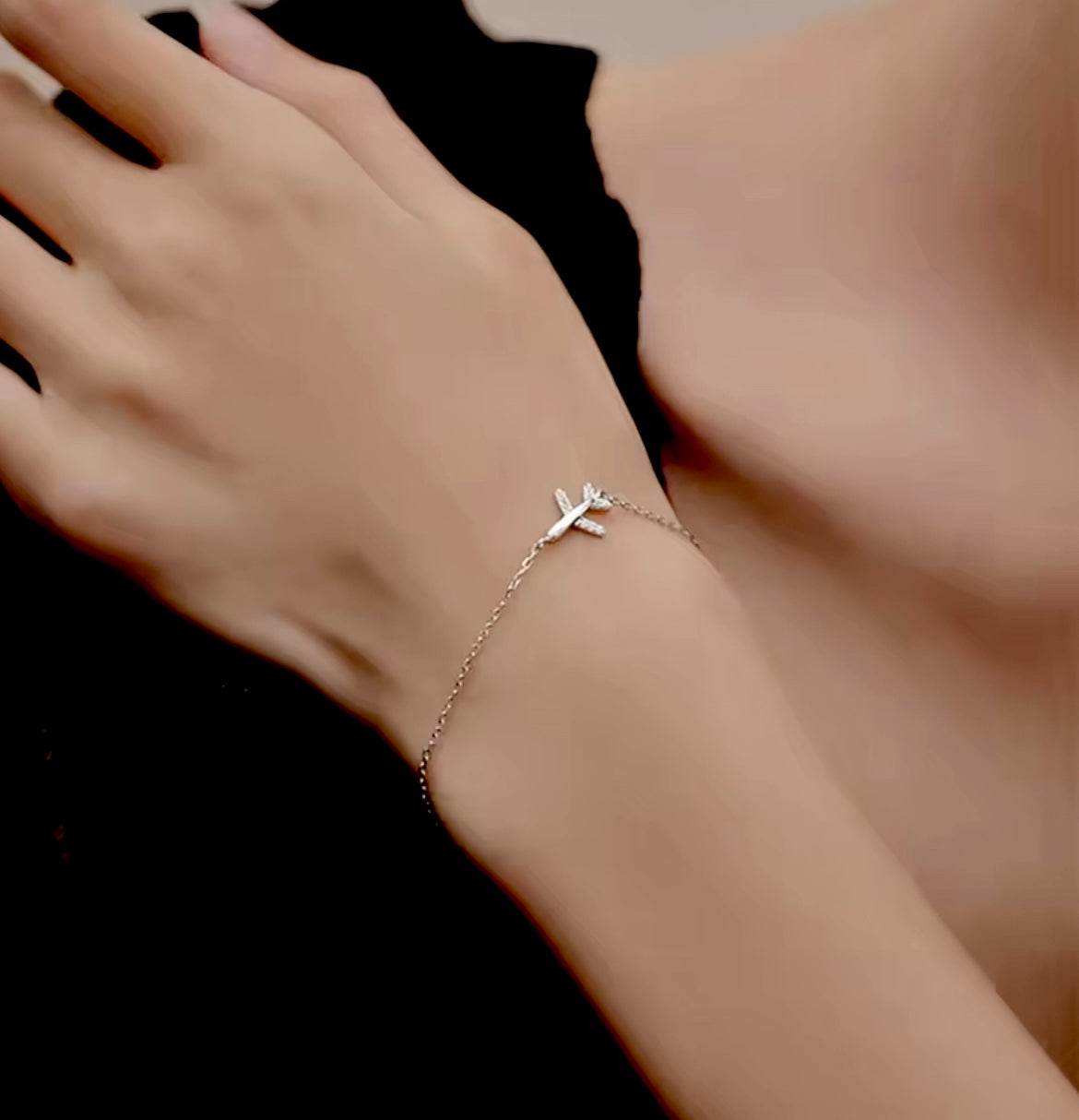 Pulsera de Plata 925 con Zirconias modelo Viajero