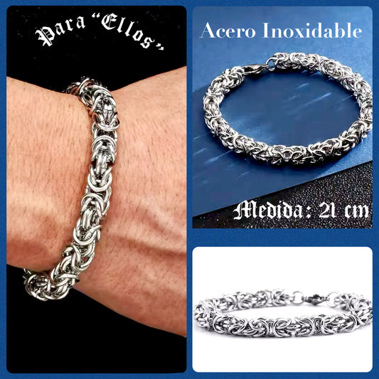 Pulsera de Acero Inoxidable modelo Masculino