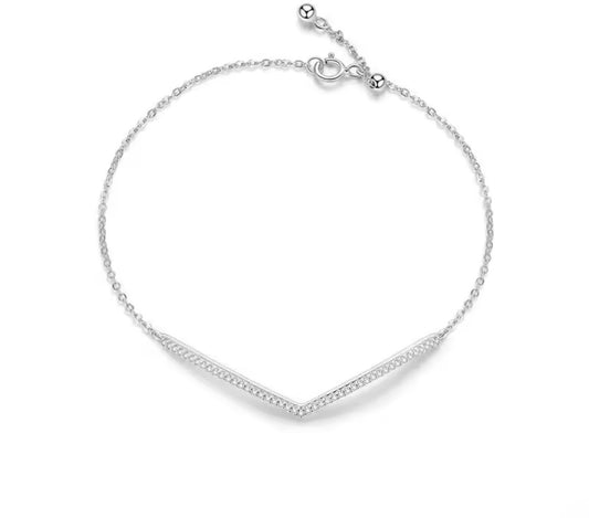 Pulsera de Plata 925 con Zirconias