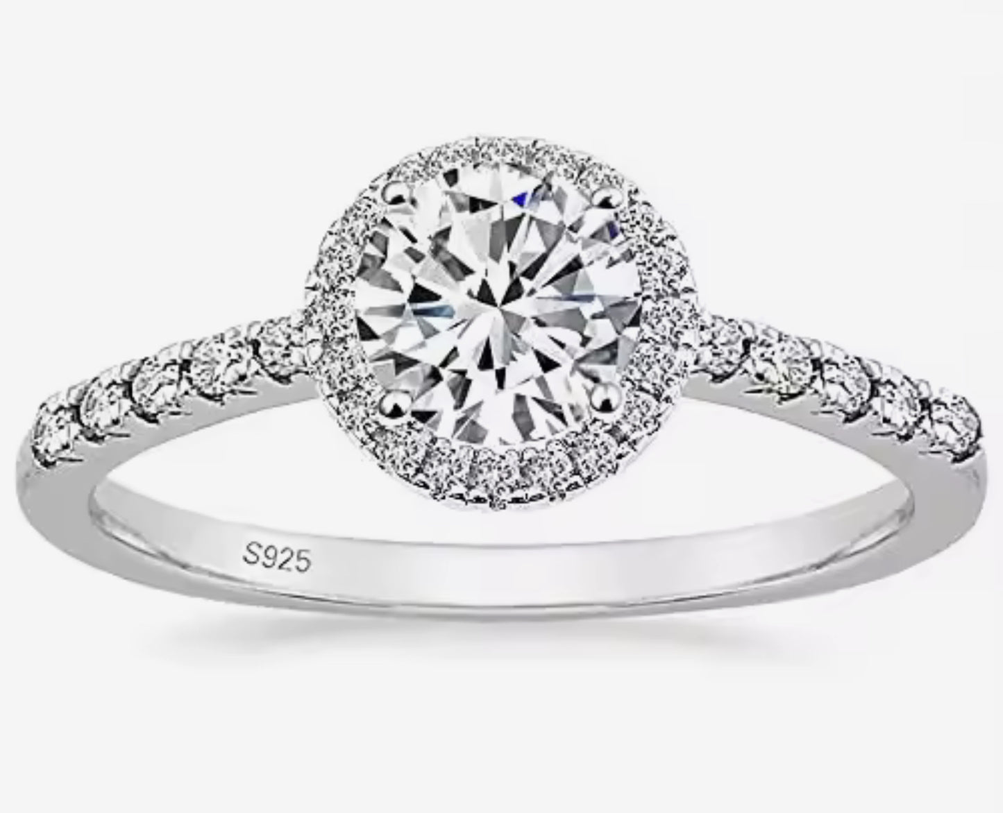 Anillo de Plata 925 con Zirconias