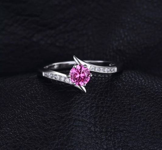 Anillo de Plata 925 con Zirconias