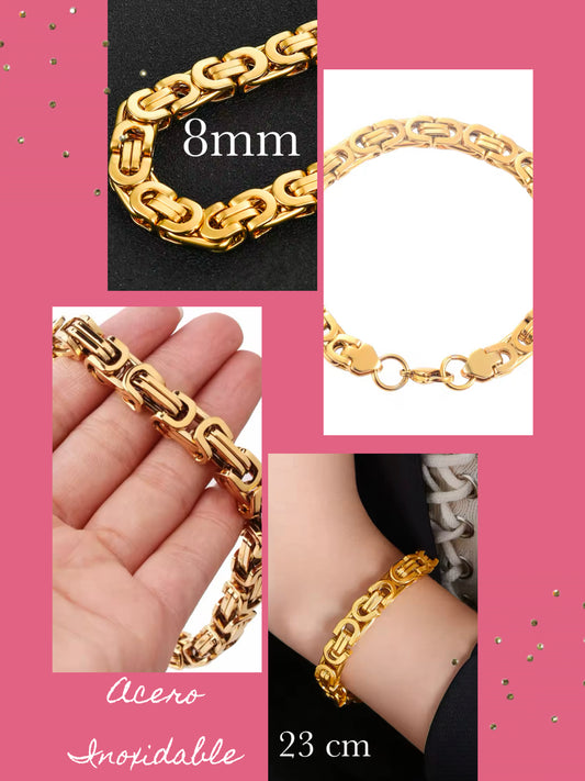 Pulsera Masculina de Acero Inoxidable