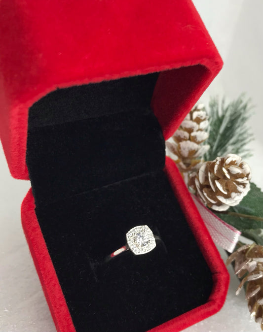 Anillo de Plata 925 con Zirconias