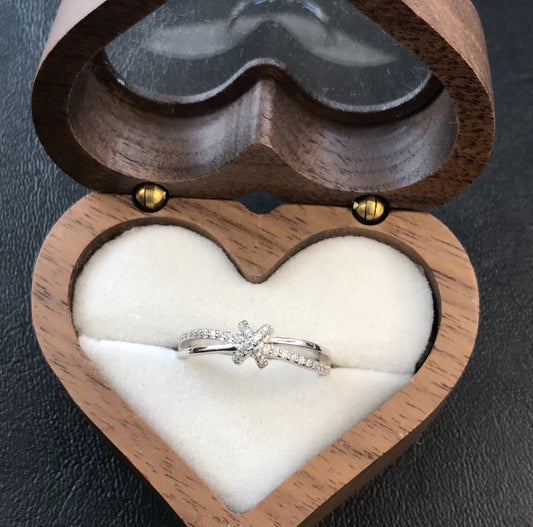 Anillo de Plata 925 con Zirconias