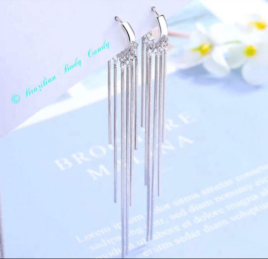 Aretes de Plata 925 modelo Colgante