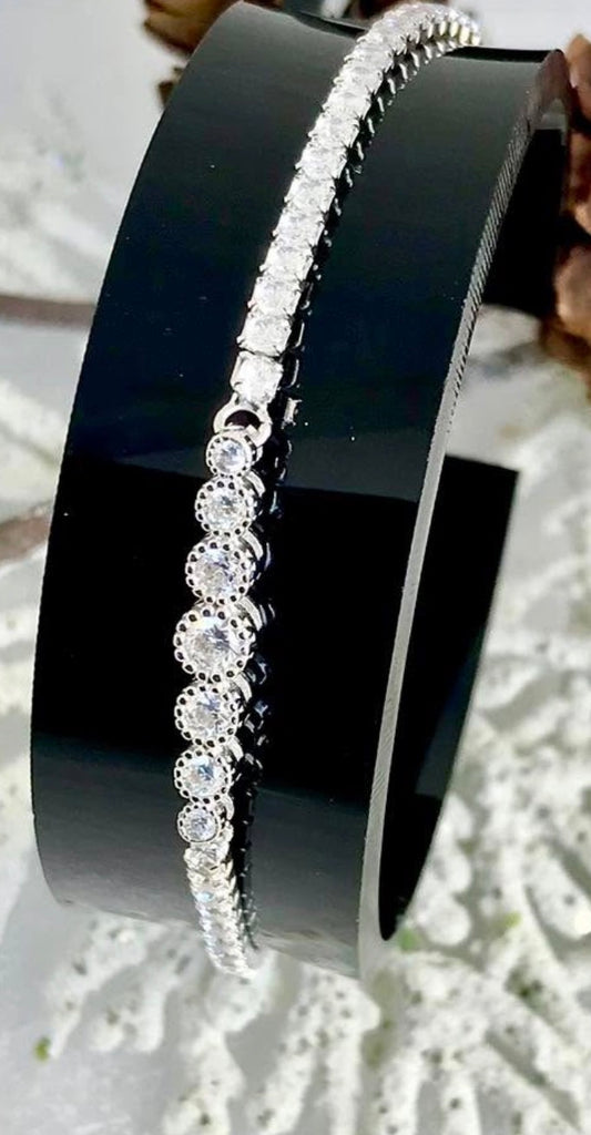 Pulsera de Plata 925 con Zirconias