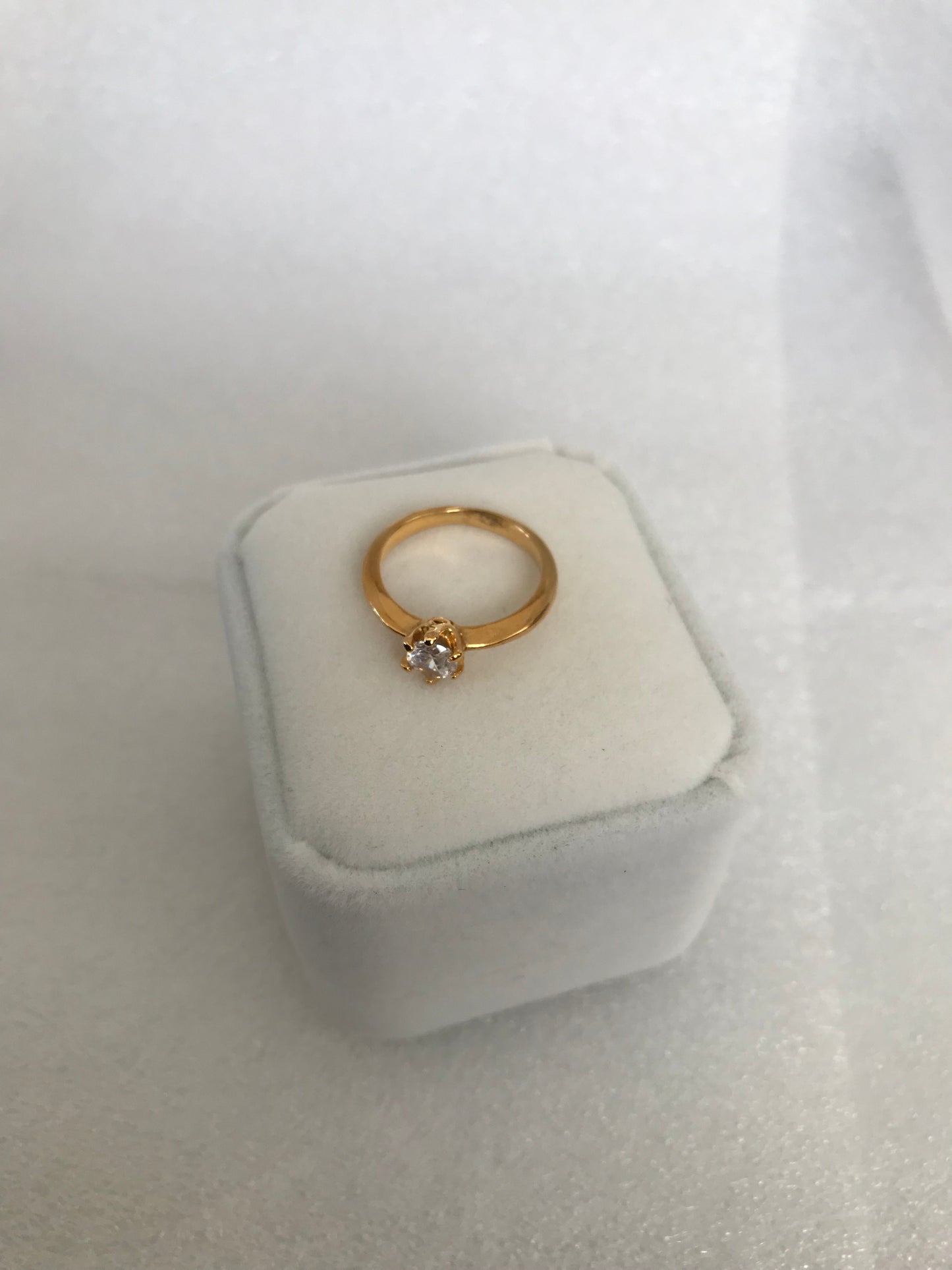 Anillo Bañado en Oro de 18k