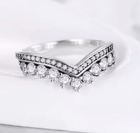 Anillo de Plata 925 con Zirconias