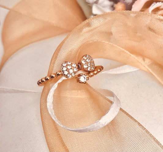 Anillo Ajustable con Baño de Oro 18k