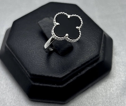 Anillo de Plata 925, Tipo V an Cleef, Ajustable