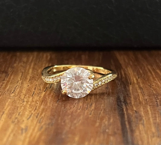 Anillo con 4 Baños de Oro 14k