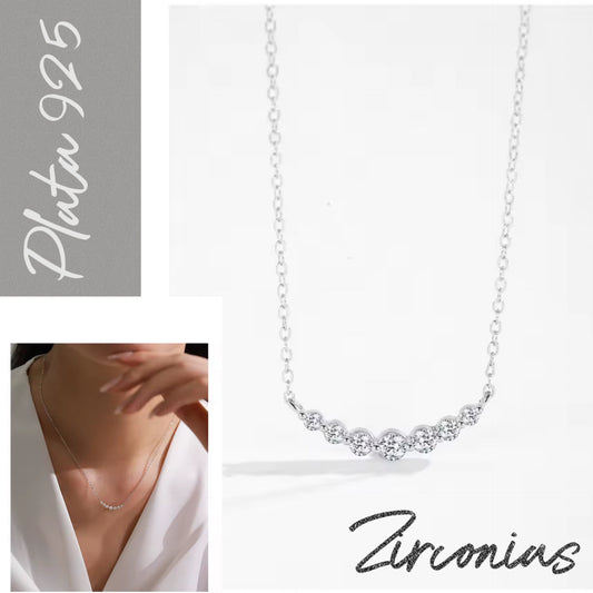 Collar de Plata 925 con Zirconias
