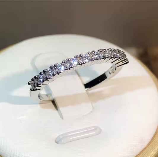 Churumbela (1/2) de Plata 925 con Zirconias