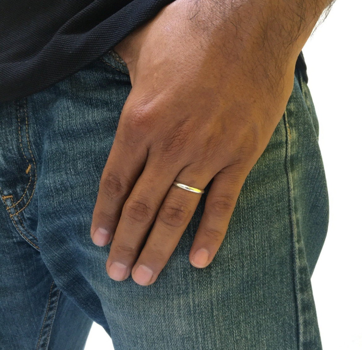 Argolla de Plata 925, 2mm