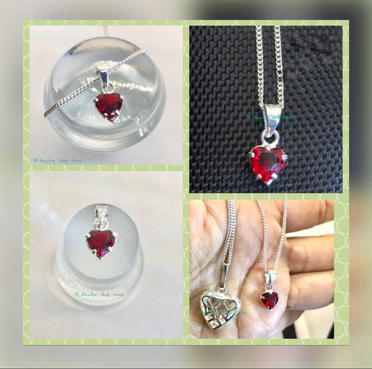 Dije y Cadena de Plata 925 con Zirconia