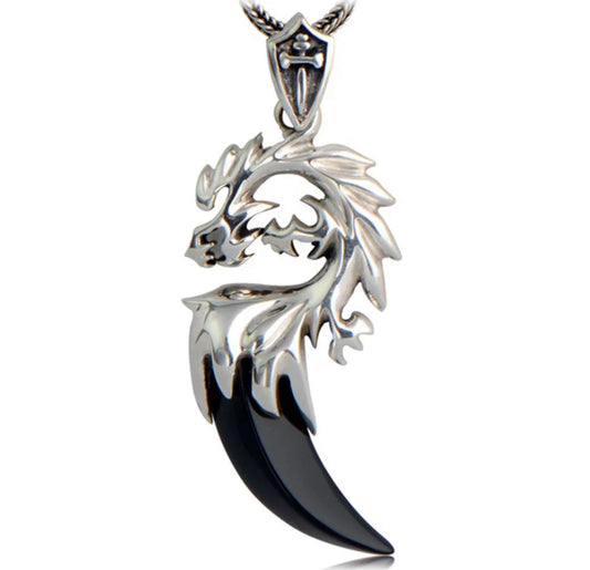 Dije de Onix Natural con Plata 925