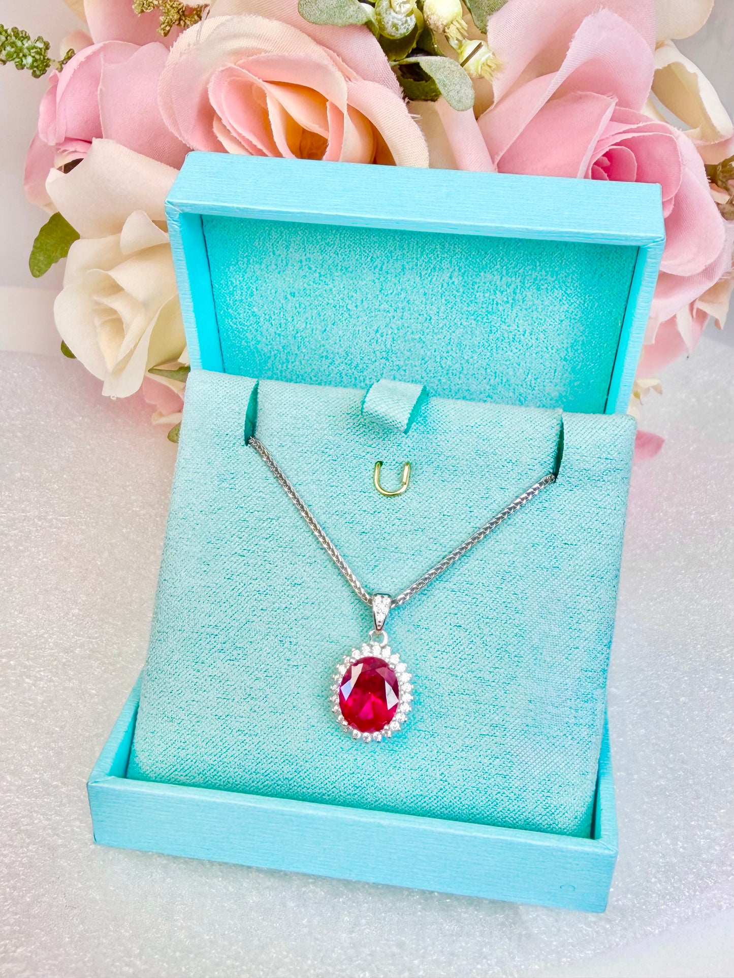 Dije con Cadena de Plata 925, estilo Espiga