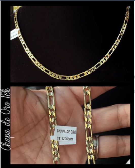 Cadena en Chapa de Oro de 18k