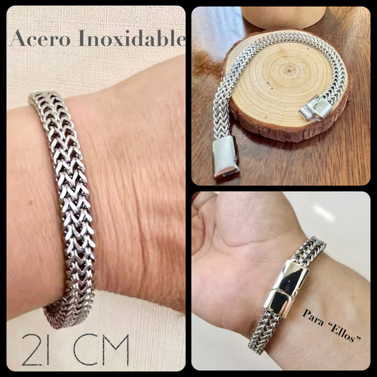 Pulsera de Acero Inoxidable modelo Masculino