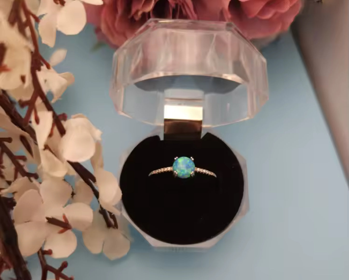 Anillo de Plata 925 con Opalo