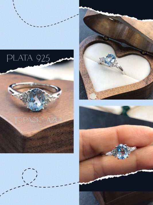 Anillo de Plata 925 con Zirconias