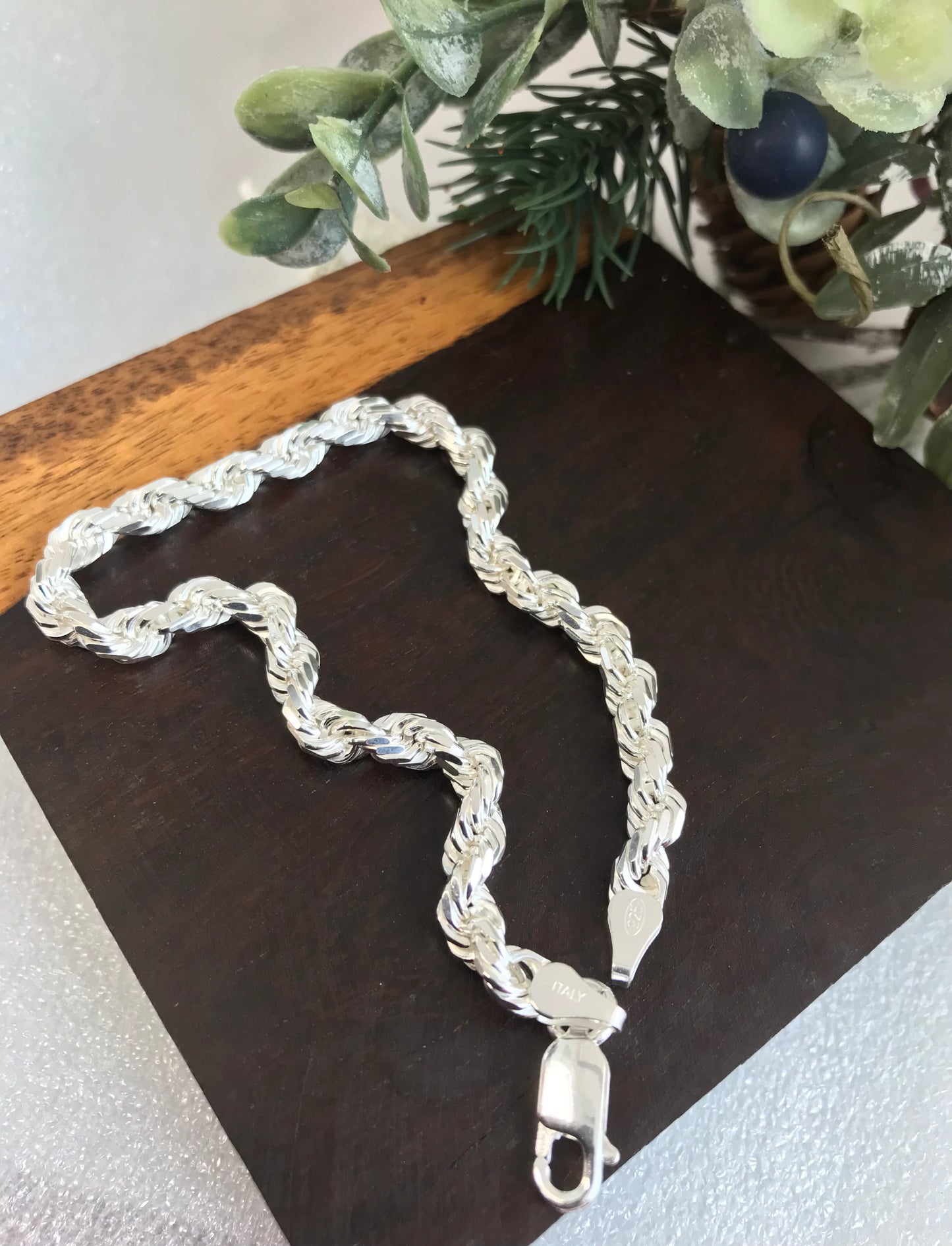 Pulsera Torsal Para Caballero de Plata 925 Italiana