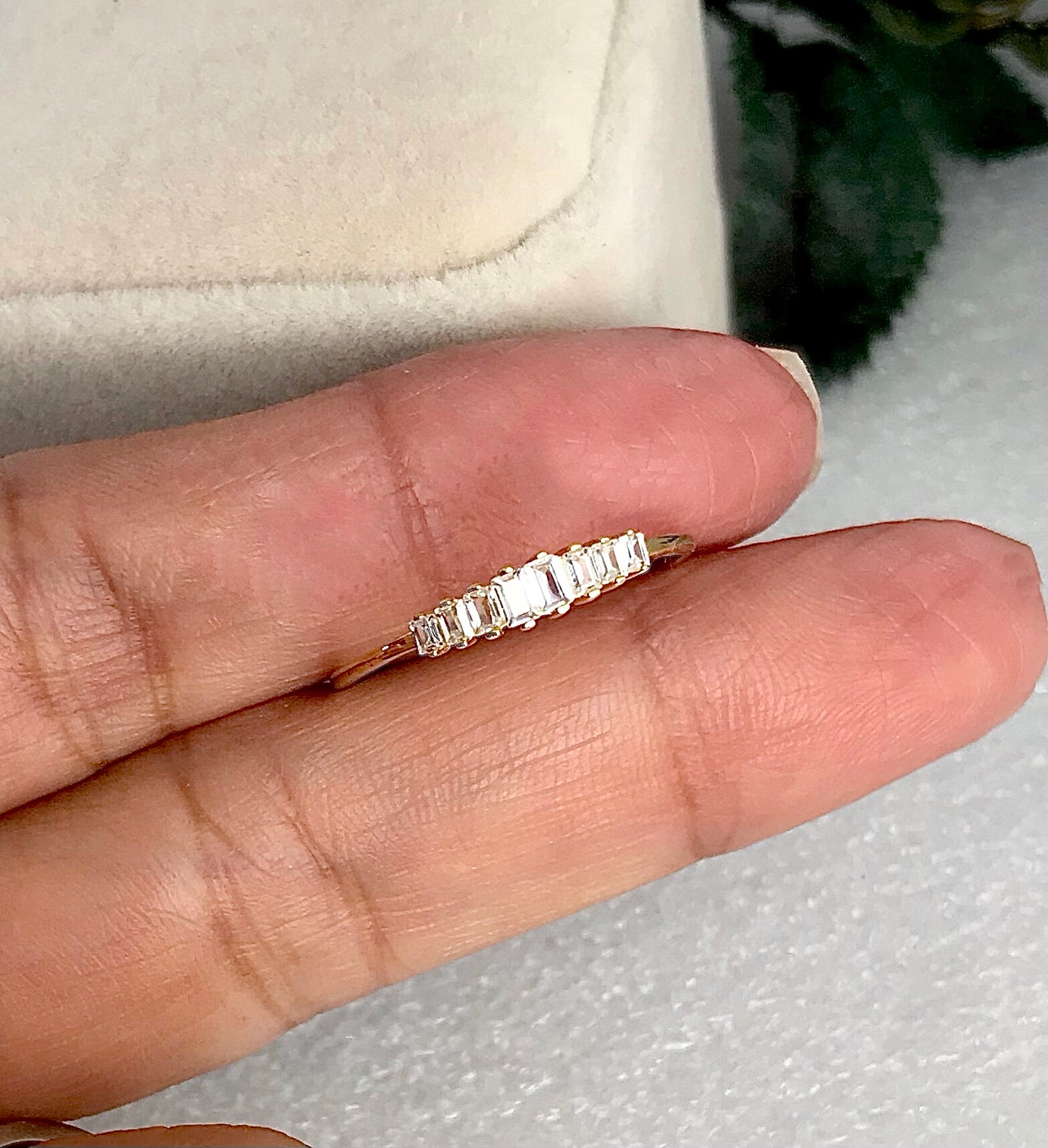 Anillo de Plata 925 bañada con Oro 14k, y ZirconiasLa