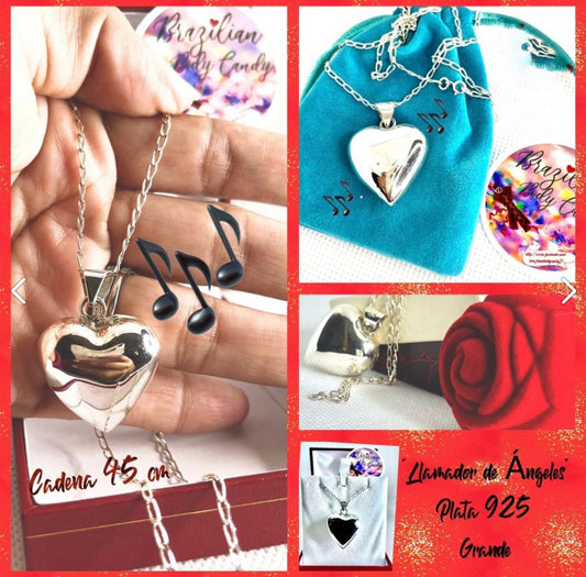 Llamador de Angeles modelo Corazón Grande