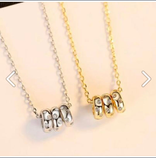 Collar Minimalista de Plata 925 con Zirconias