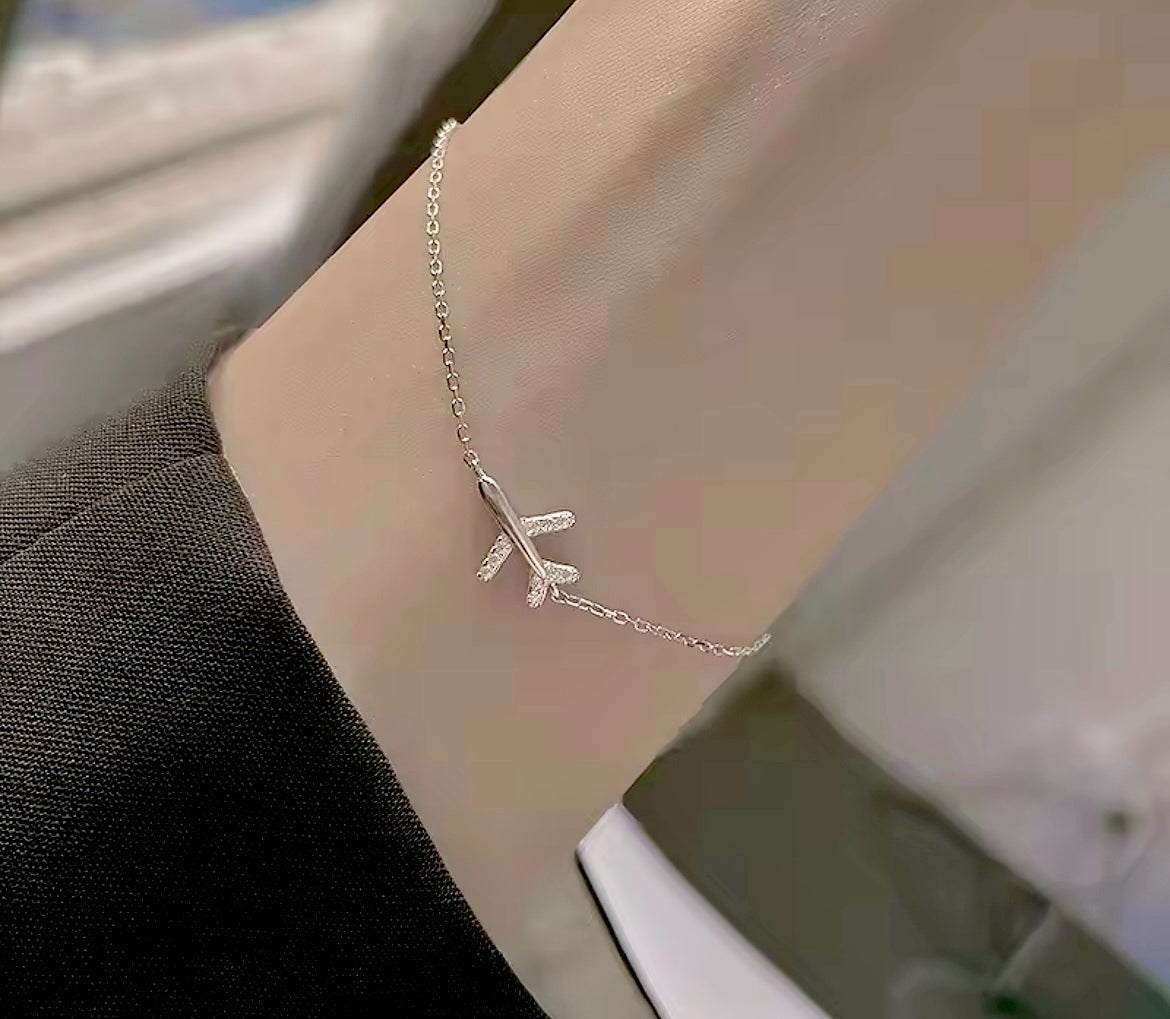 Pulsera de Plata 925 con Zirconias modelo Viajero