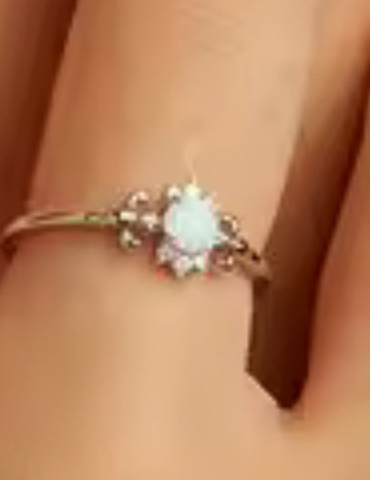 Anillo de Plata 925 con Ópalo