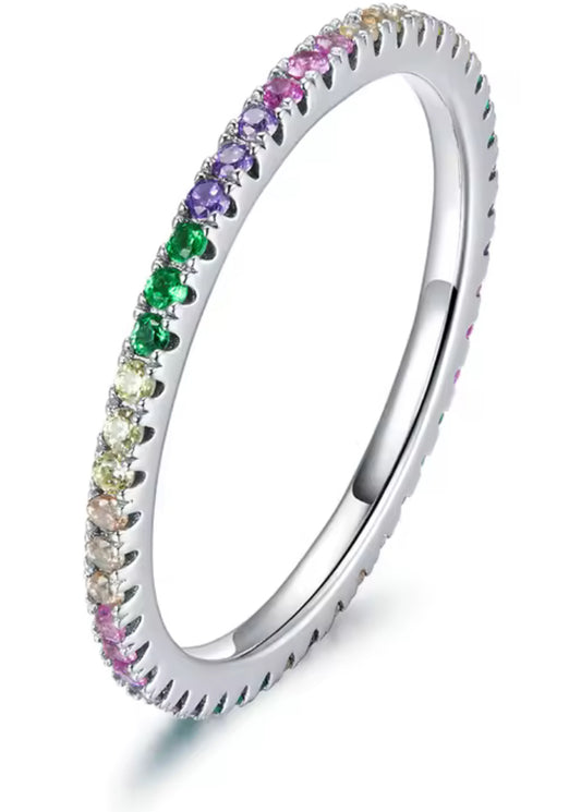 Churumbela de Plata 925 con Zirconias
