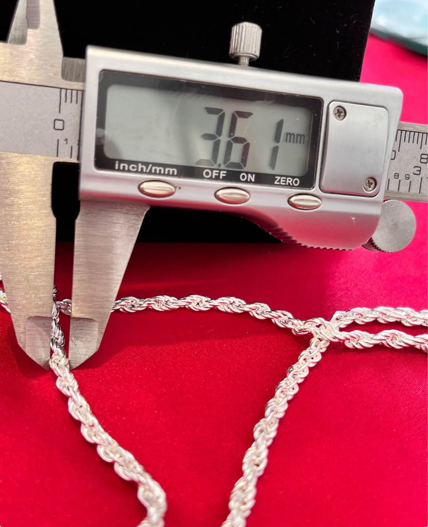 Cadena de Plata 925, Torsal de 60 cm