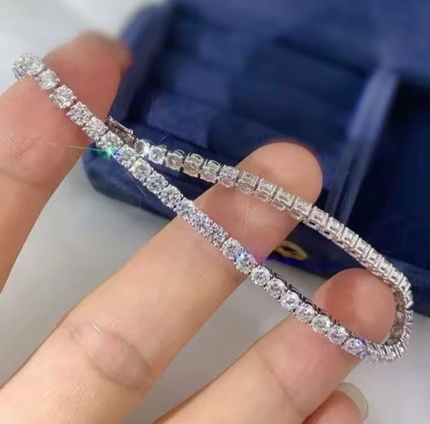 Pulsera Tennis de Plata 925 con Zirconias