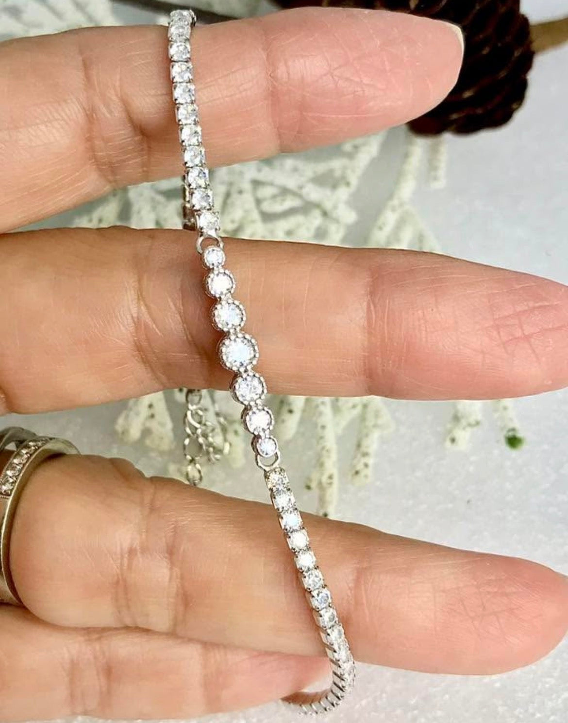 Pulsera de Plata 925 con Zirconias