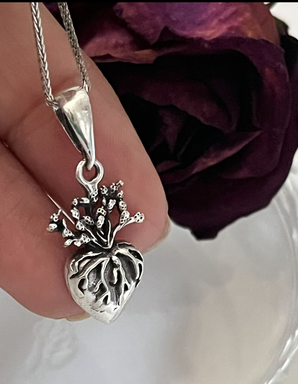 Dije de Plata 925, modelo Corazón