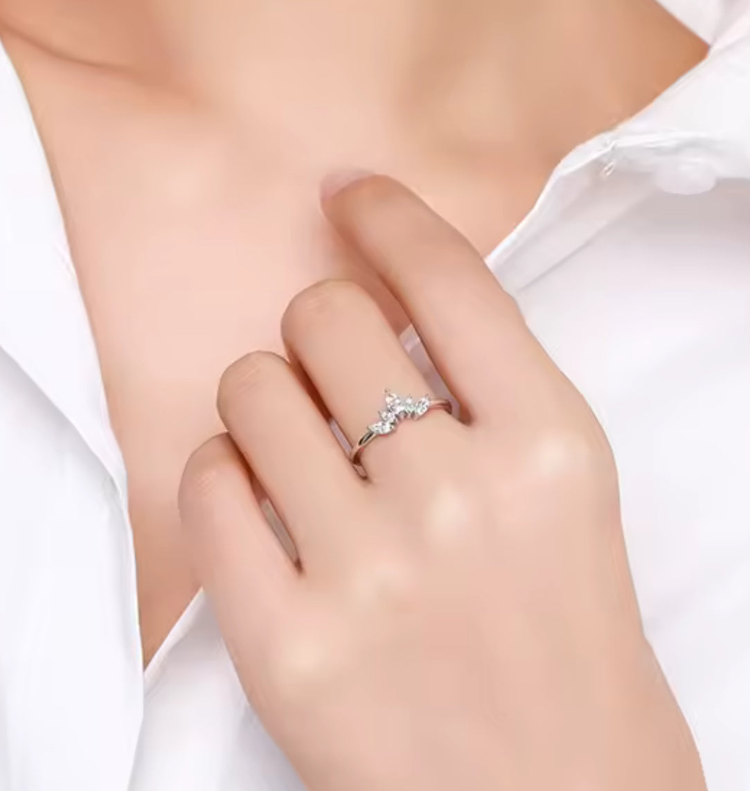 Anillo de Plata 925 con Zirconias