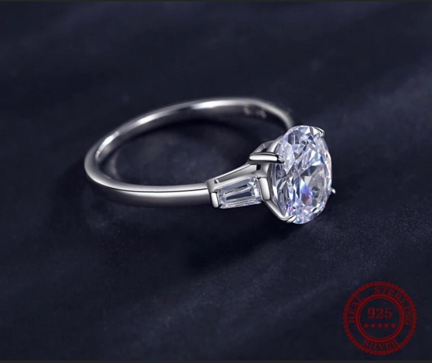 Anillo de Plata 925 con Zirconia