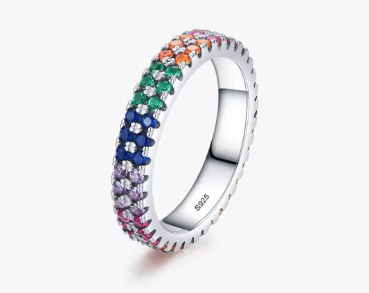 Churumbela de Plata 925 con Zirconias