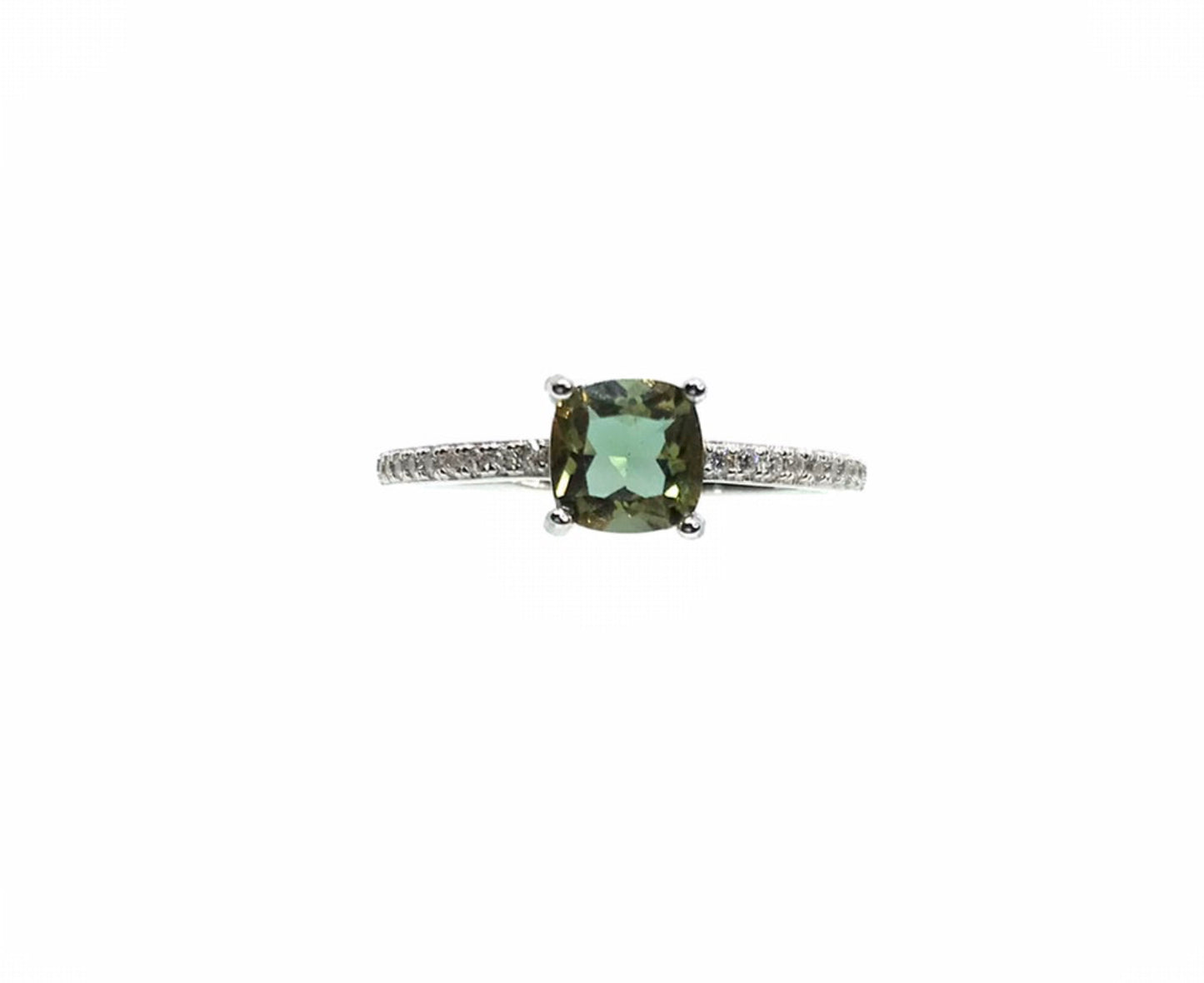 Anillo de Plata 925 con Sultanita y Zirconias