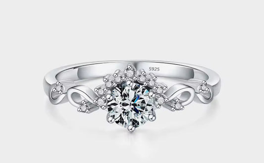 Anillo de Plata 925 con Zirconias