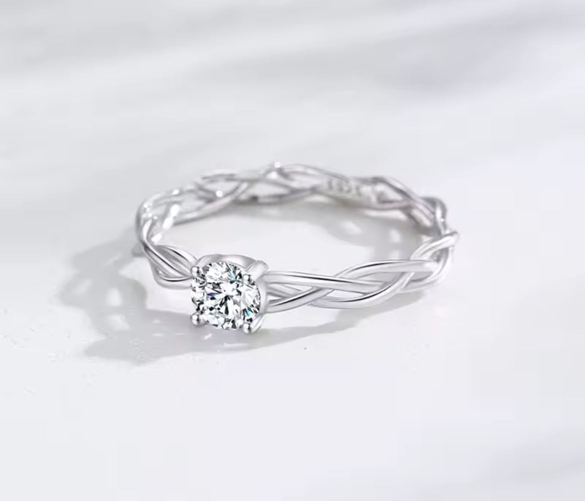 Anillo de Plata 925, modelo Infinito