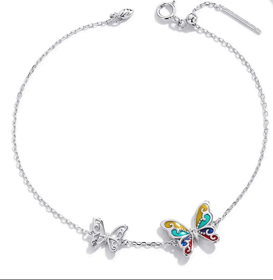 Pulsera de Plata 925 modelo Mariposa