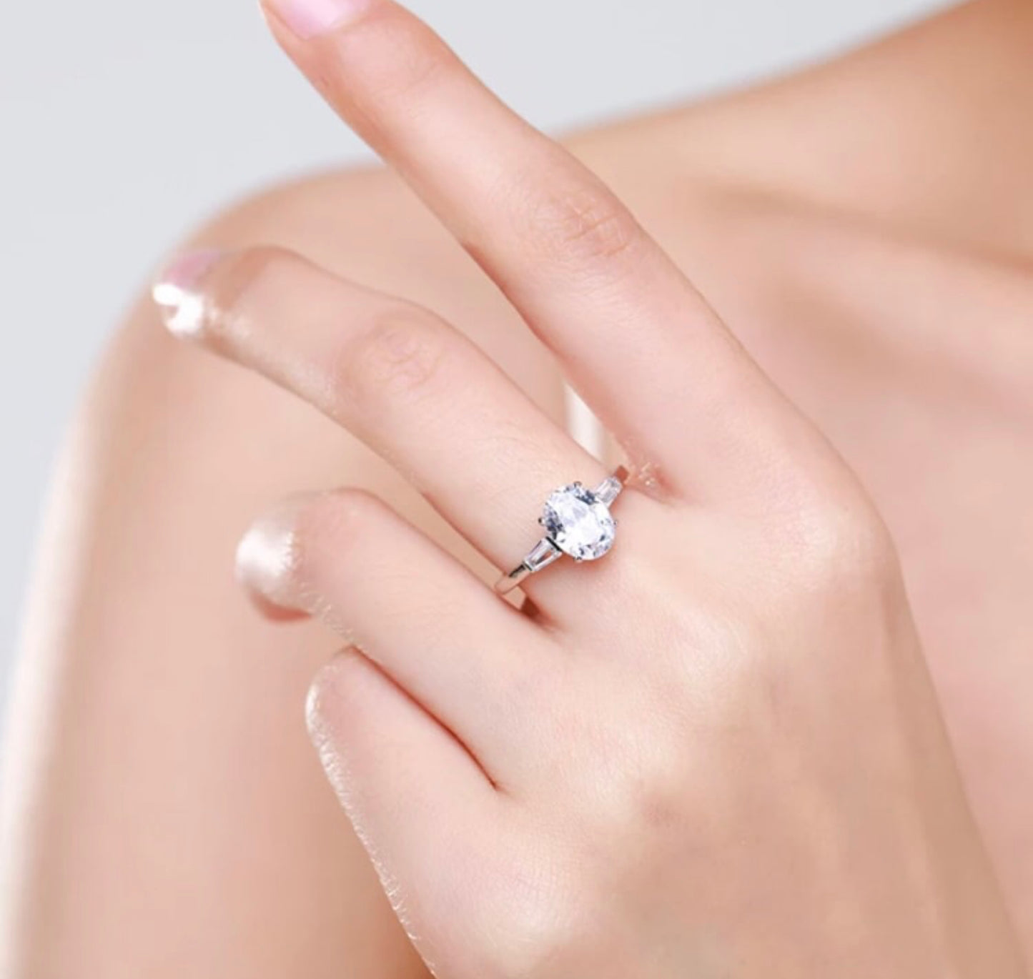 Anillo de Plata 925 con Zirconia