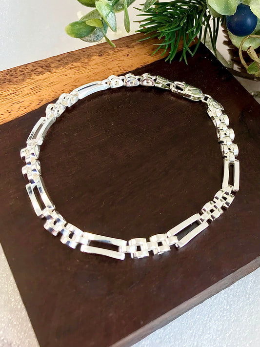 Pulsera Masculina de Plata 925 Italiana